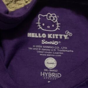 Hello Kitty Purple Long Sleeve Tee